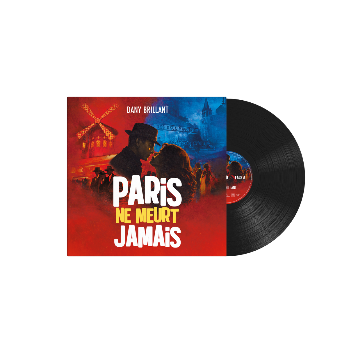 Vinyle « Paris ne meurt jamais » Dédicacé