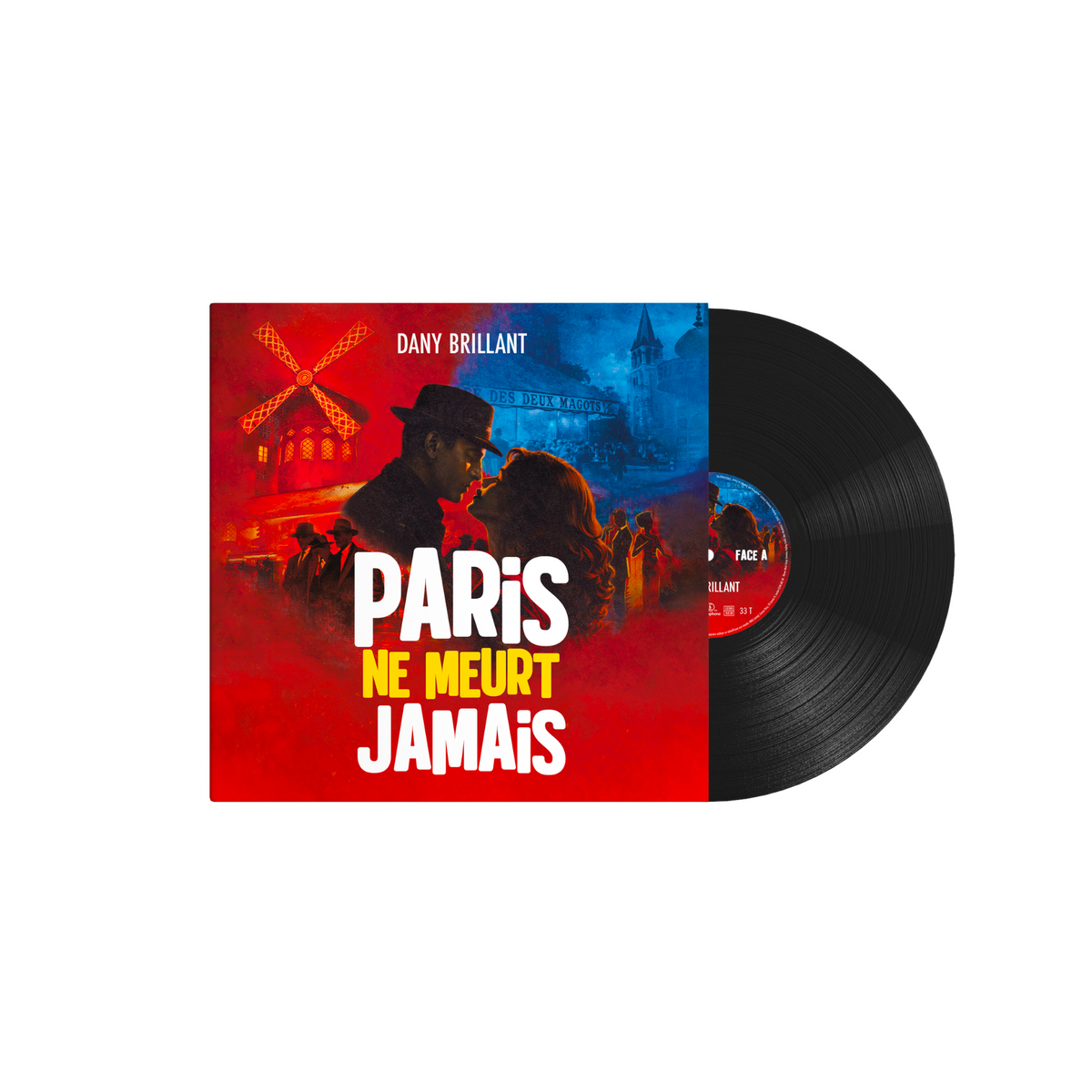 Vinyle « Paris ne meurt jamais » Dédicacé